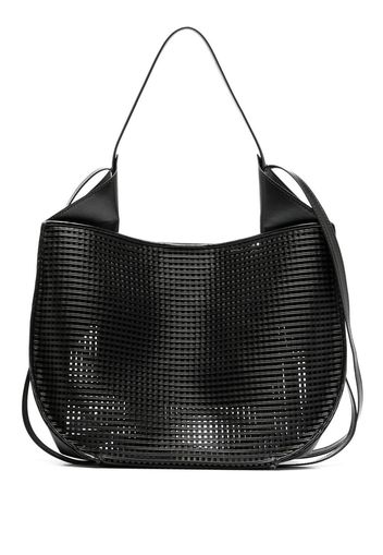 REE PROJECTS Helene net hobo bag - Nero