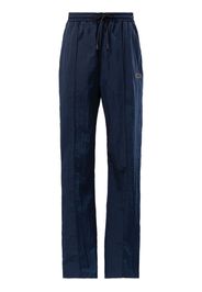 Reebok Special Items wide-leg crinkled track pants - Blu