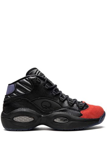 Reebok Question Mid Packer leather sneakers - Nero