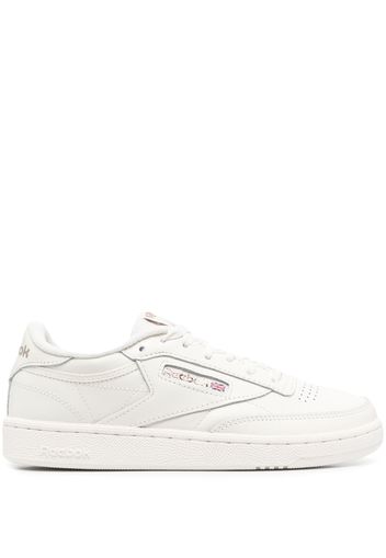 Reebok logo-patch low-stop sneakers - Bianco