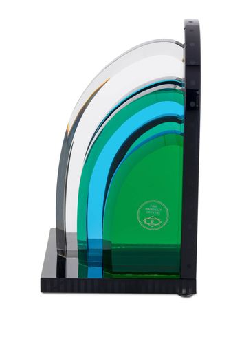 Reflections Copenhagen Tribeca crystal book end - Verde