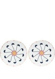 Reflections Copenhagen Elvas 230mm dessert plates - Rosa