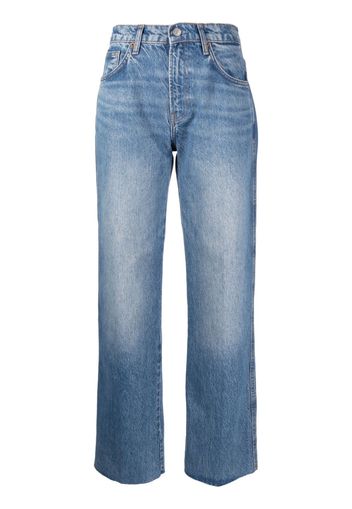 Reformation Jeans dritti con vita media anni '90 - Blu