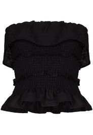 Reformation Millet strapless linen top - Nero