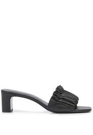 Reformation Mules con ruches Shereen - Nero