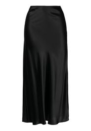 Reformation Layla silk midi skirt - Nero