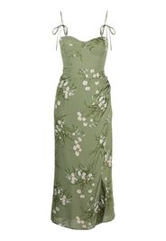 Reformation Kourtney floral-print dress - Verde