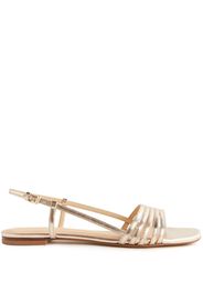 Reformation Millie Lattice flat sandals - Oro