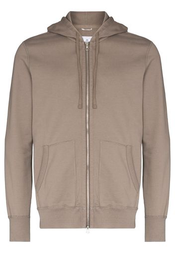 Reigning Champ zip-up cotton hoodie - Grigio