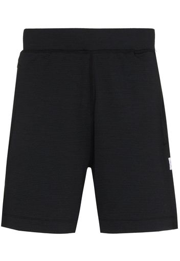 Reigning Champ logo-patch track shorts - Nero