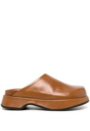 Reike Nen Hyggle leather clogs - Marrone