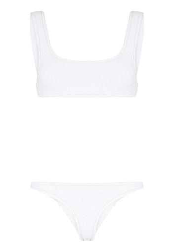 Reina Olga Ginny scrunch bikini set - Bianco