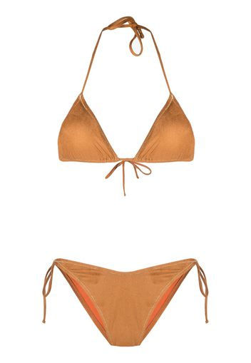 Reina Olga Bikini a triangolo Susan - Marrone