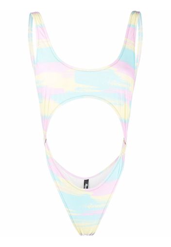 Reina Olga Marina tie-dye swimsuit - Rosa