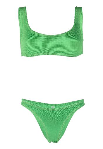 Reina Olga Set bikini con ruches - Verde