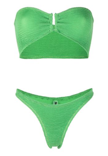 Reina Olga Ausilia scrunch bikini set - Verde