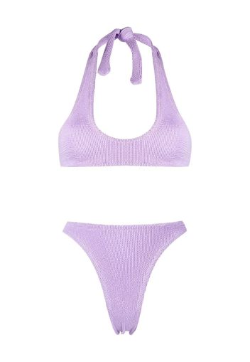 Reina Olga Pilou seersucker halterneck bikini - Viola