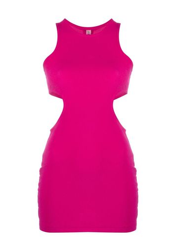 Reina Olga cut-out mini beach dress - Rosa