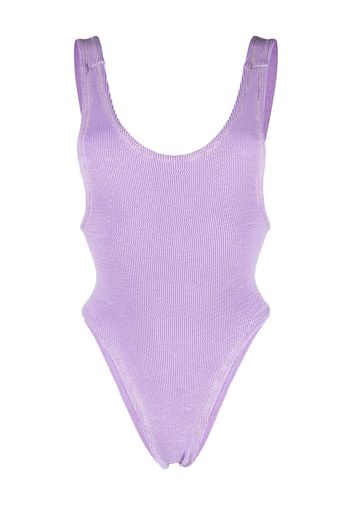 Reina Olga Ruby ribbed one-piece - Viola