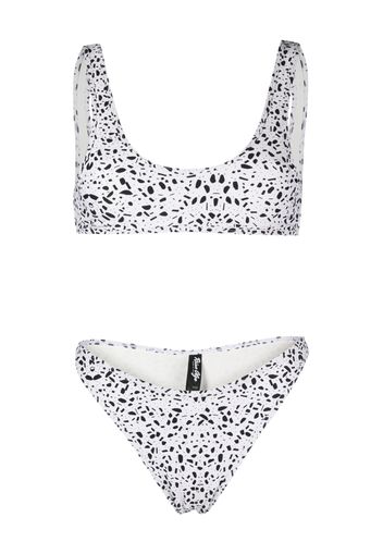 Reina Olga dots-print bikini set - Bianco
