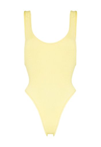 Reina Olga Ruby textured swuimsuit - Giallo