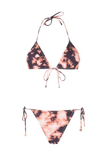 Reina Olga Bikini Concetta con fantasia tie dye - Rosa