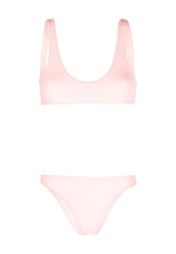 Reina Olga Coolio scoop-neck bikini set - Rosa