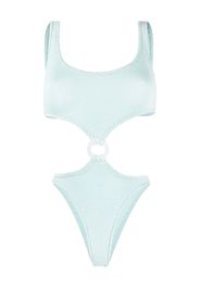 Reina Olga Augusta crinkle swimsuit - Blu