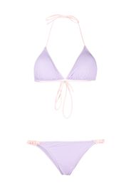 Reina Olga contrasting-border bikini - Viola