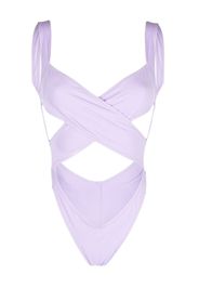 Reina Olga Exotica Solid swimsuit - Viola