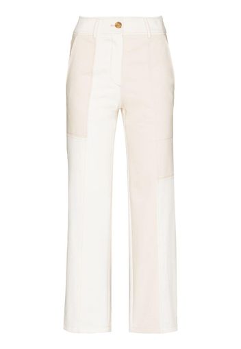 Mavis straight leg twill trousers