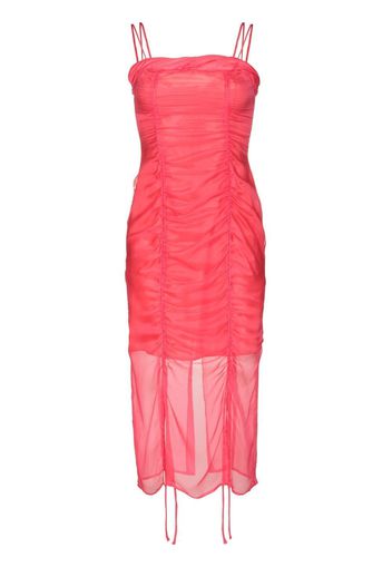 Rejina Pyo ruched-detail sleeveless dress - Rosa