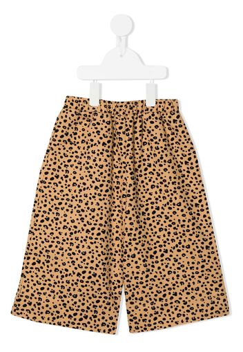 Rejina Pyo leopard-print Leo trousers - Marrone