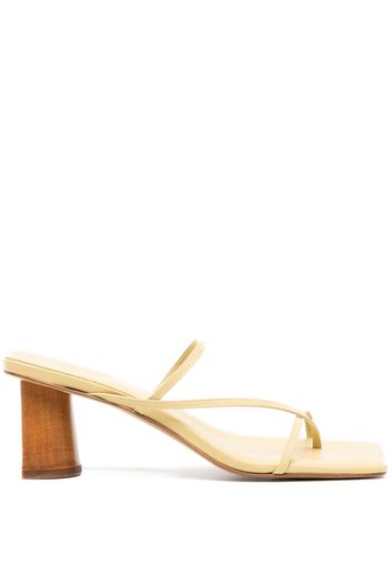 Rejina Pyo Harley square-toe 65mm sandals - Giallo