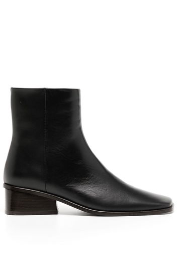 Rejina Pyo Rise leather ankle boots - Nero