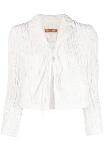 Rejina Pyo Elani smocked blazer - Bianco