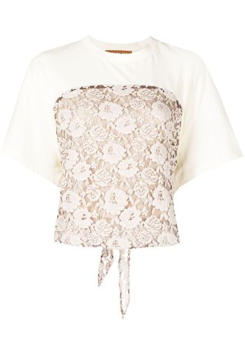 Rejina Pyo Wynne floral-lace T-shirt - Bianco