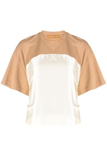 Rejina Pyo Wynne two-tone T-shirt - Marrone