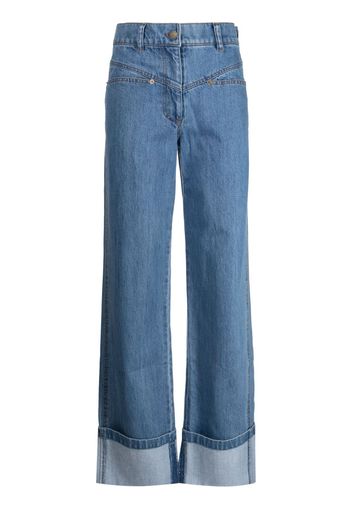 Rejina Pyo Nemy high-rise wide-leg jeans - Blu