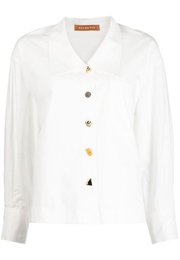 Rejina Pyo Akari cotton shirt - Bianco