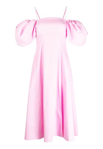 Rejina Pyo Oksana puff-sleeve cotton dress - Rosa