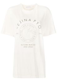 Rejina Pyo graphic-print cotton T-shirt - Toni neutri