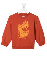 Rejina Pyo Luka logo-print organic cotton sweatshirt - Rosso