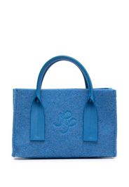 Rejina Pyo Borsa tote mini con monogramma - Blu