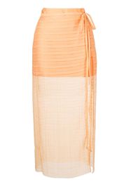 Rejina Pyo Reya layered midi skirt - Arancione