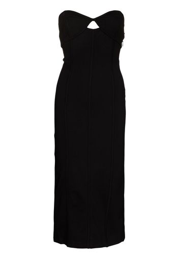 REMAIN Unaris cut-out midi dress - Nero