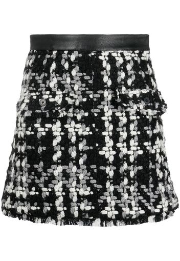 REMAIN high-waisted knitted skirt - Nero