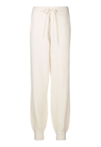 REMAIN tapered-leg knitted trousers - Toni neutri