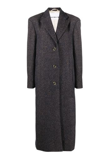 REMAIN oversize single-breasted coat - Blu