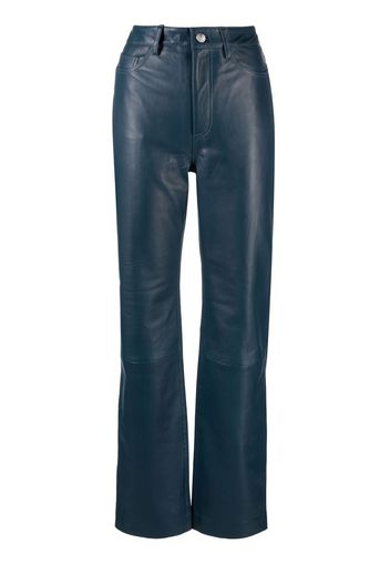 REMAIN high-waist straight-leg trousers - Verde